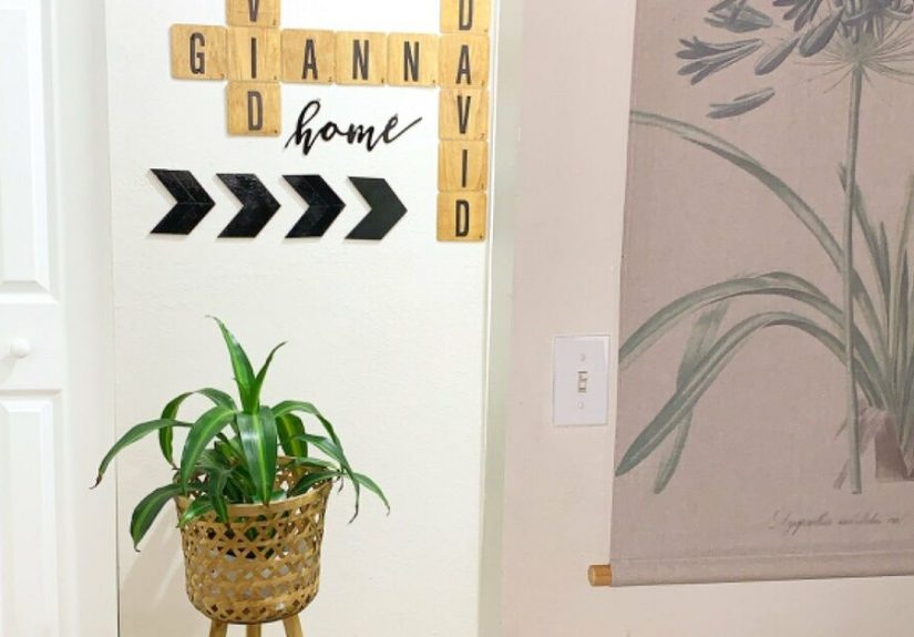 Scrabble Tiles Wall Art